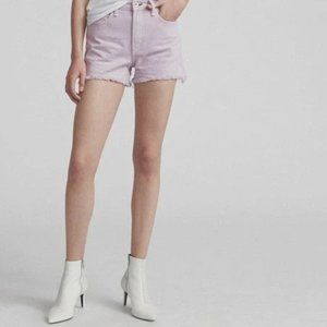 RAG & BONE lilac cut off denim shorts NWT sz 32
